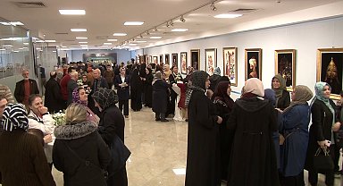 Esenler'de 54 eserden oluşan 'Âheng-i Rûhanî' sergisi açıldı