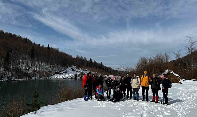 Eskişehirli doğa tutkunları Bursa'da 17 kilometre yürüdü
