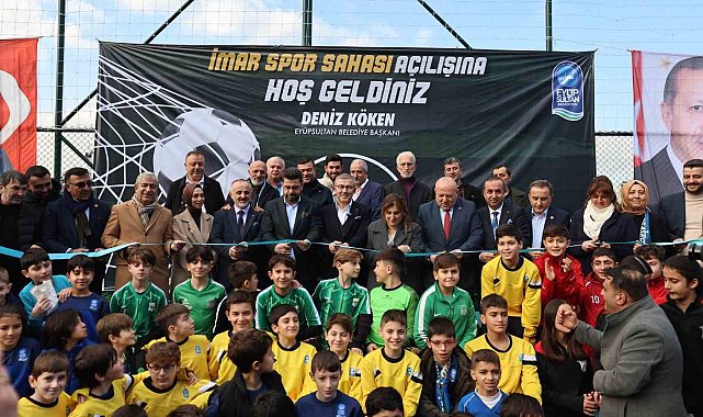 Eyüpsultan'da "İmar Spor" sahasının açılış yapıldı