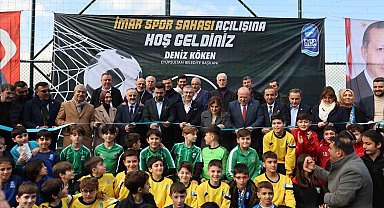 Eyüpsultan'da "İmar Spor" sahasının açılış yapıldı