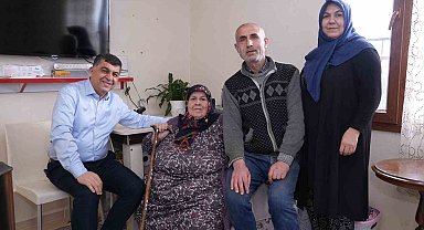 Fadıloğlu, Pervin Orhan'ı evinde ziyaret etti