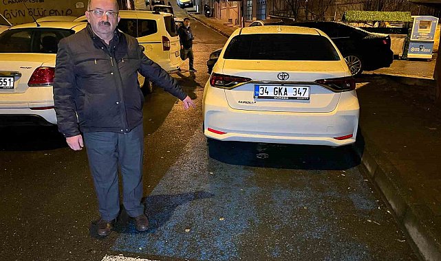 Fahri trafik müfettişi tarafından engelli araç sahibine kendisine ait alana park ettiği için ceza kesildi
