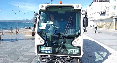 Fethiye caddeleri kadın şoföre emanet