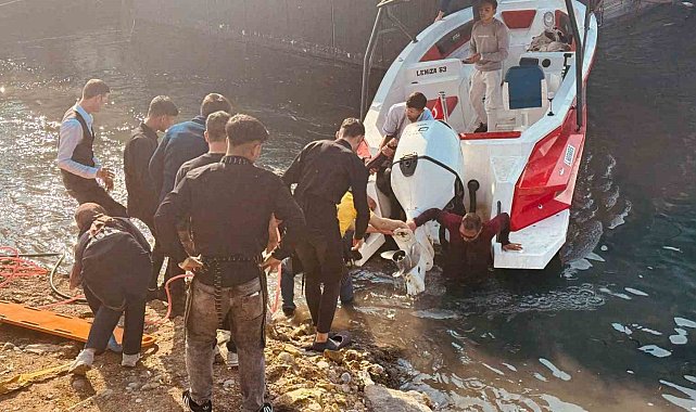 Fırat Nehri'ne atlayan kadını vatandaşlar kurtardı