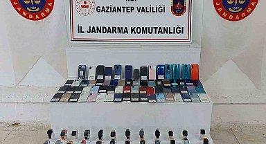 Gaziantep'te 1 milyon lira değerinde kaçak telefon ele geçirildi