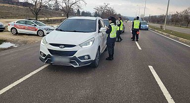 Gaziantep'te çakar lamba kullanan araçlara denetim