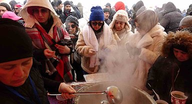 Giresun'da "Kar Festivali" renkli görüntüler oluşturdu