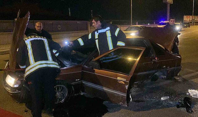Gizli buzlanma kazayı beraberinde getirdi: 2 yaralı