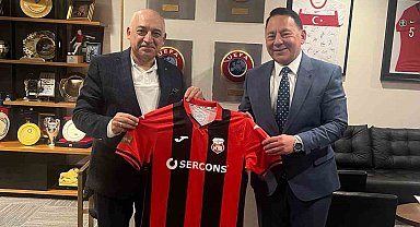 GMG Kastamonuspor Başkanı Cengiz Aygün'den, Başkan Büyükekşi'ye ziyaret