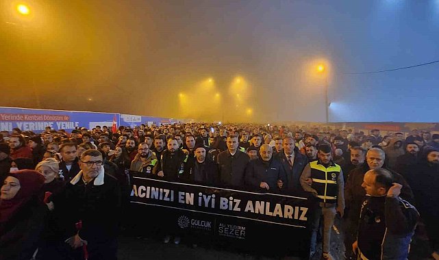 Gölcük Hatay'ın yanında: "Acınızı en iyi biz anlarız"