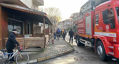 Gönen'de ekmek fırınında yangın çıktı