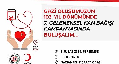 GTO, Gazilik unvanını 7. geleneksel kan bağışı kampanyası kutluyor