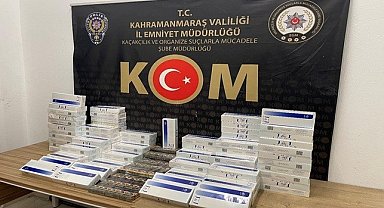 Gümrük kaçağı sigara ve telefon ele geçirildi