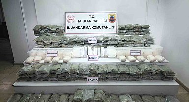 Hakkari'de 109 kilo uyuşturucu ele geçirildi