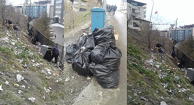 Hakkari'de çevre temizliği seferberliği