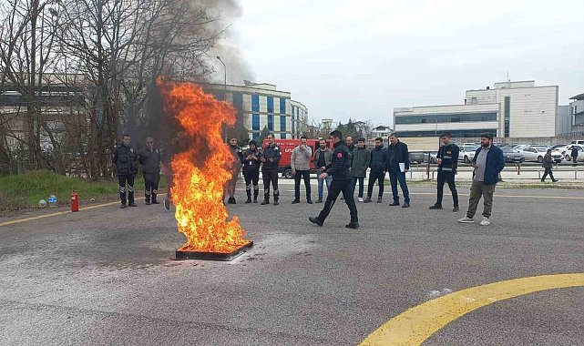 Hastanede sirenler eğitim ve tatbikat için çaldı