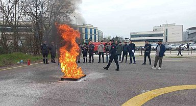Hastanede sirenler eğitim ve tatbikat için çaldı