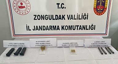 Havalimanındaki valizden silah çıktı