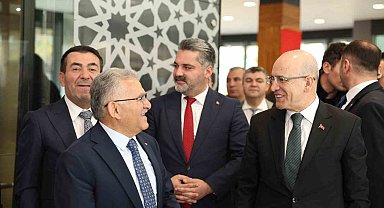 Hazine ve Maliye Bakanı Şimşek'ten Başkan Büyükkılıç'a ziyaret