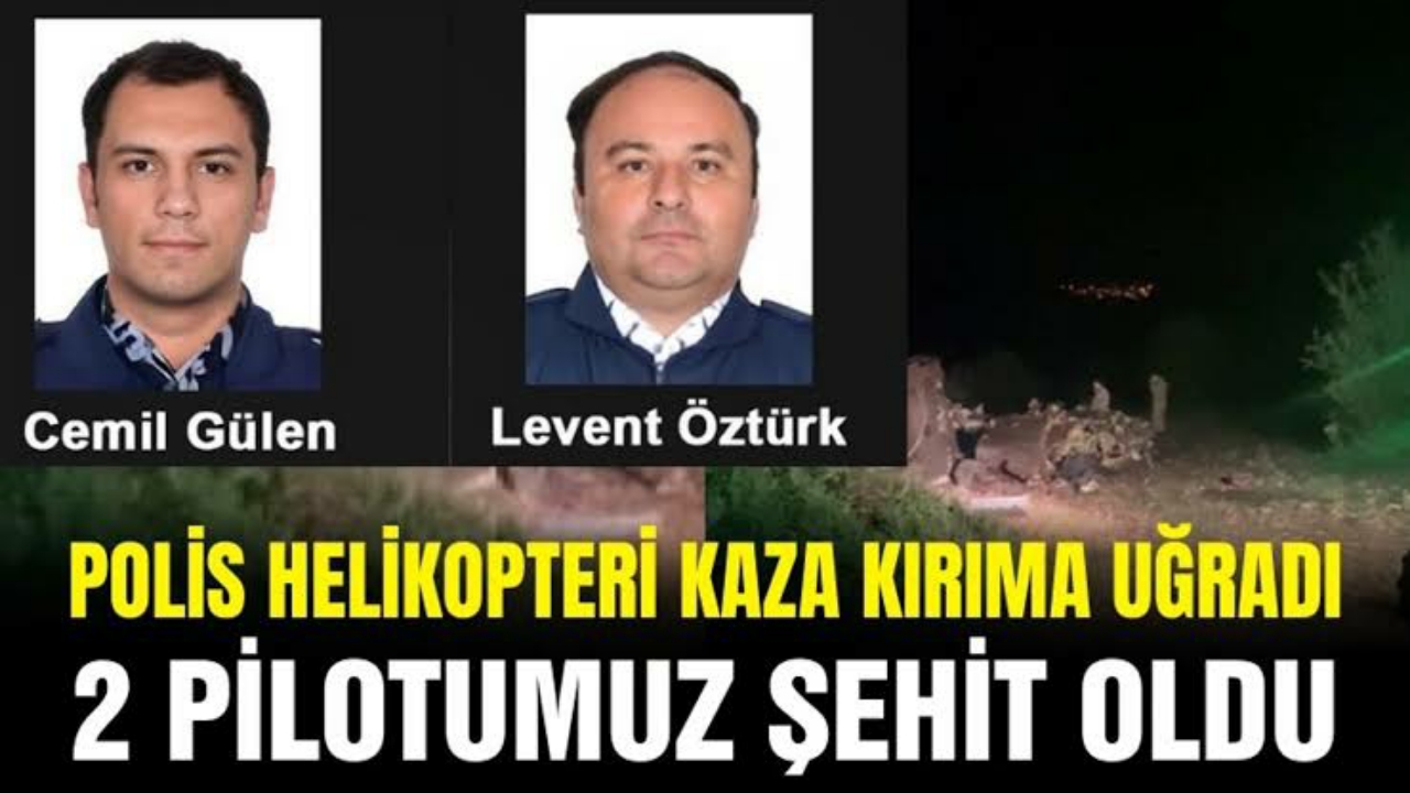 Helikopter kazasında şehit olan polislerin isimleri açıklandı
