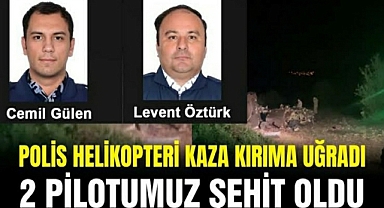 Helikopter kazasında şehit olan polislerin isimleri açıklandı