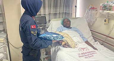 Hırsızlık yapan kaçak göçmen yakalandı, sağlık kontrolüne götürüldüğünde doğum yaptı