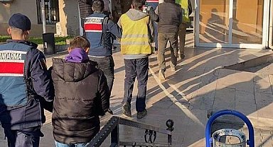 Hızlı tren şantiyesinden demir çalan şüpheliler yakalandı