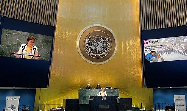 Hülya Gedik BM'de kadınların bilimdeki rolünü gündeme getirdi