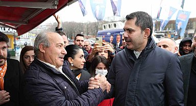 İBB Başkan Adayı Murat Kurum, Eyüpsultan esnafını ve AK Nokta'yı ziyaret etti