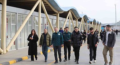 Iğdır Üniversitesi öğrencilerinden Dilucu Sınır Kapısı'na teknik gezi