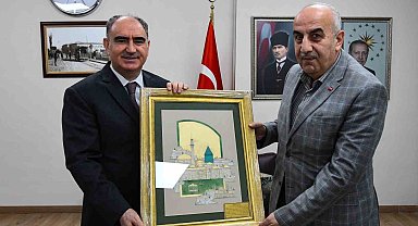 İHA Genel Müdürü Arvas'tan Vali Özkan'a ziyaret