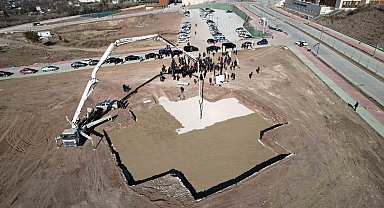 İlahiyat Fakültesi Kuzey kampüsü uygulama cami temeli atıldı
