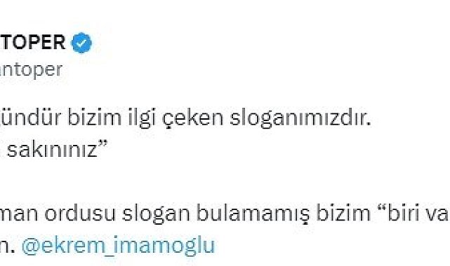 İmamoğlu'nun seçim şarkısındaki slogan çalıntı çıktı