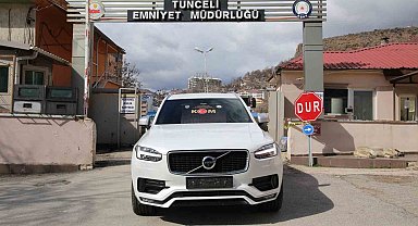 Interpol Europol Dairesi Başkanlığınca aranan araç Tunceli'de bulundu