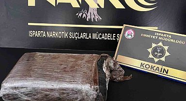 Isparta'da yolcu otobüsünde uyuşturucu madde ele geçirildi