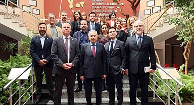 İsviçreli iş insanlarından Rektör Özaydın'a ziyaret