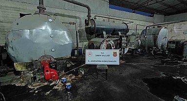 İzmir'de kaçakçılara baskın: 11 bin litre kaçak akaryakıt ele geçirildi