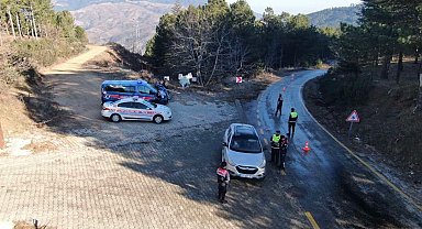 Jandarma'dan havadan trafik denetimi