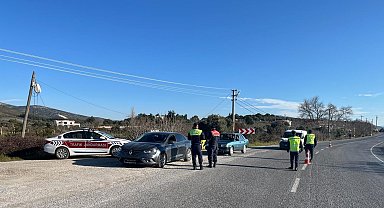 Jandarmadan "çakar" denetimi