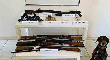 Jandarmadan silah, mühimmat ve uyuşturucu madde operasyonu: 12 kişi yakalandı