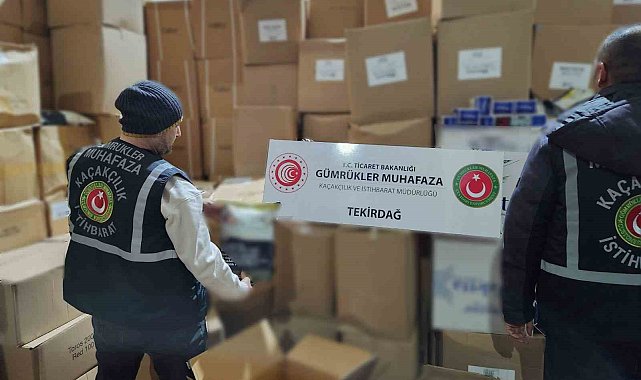 Kaçak sigaraya dev operasyon: Kayıtdışı üretim dolayısıyla 150 milyon kamu zararı ortaya çıkarıldı