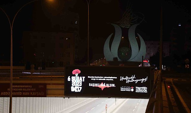 Kahramanmaraş'ta deprem şehitleri anılıyor