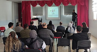 Kamu kurum personeline yangın eğitimi verildi