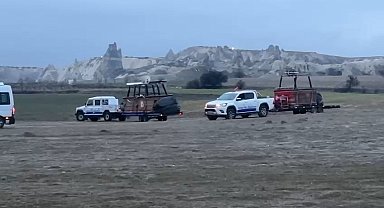 Kapadokya'da sıcak hava balon turları olumsuz hava nedeniyle iptal edildi