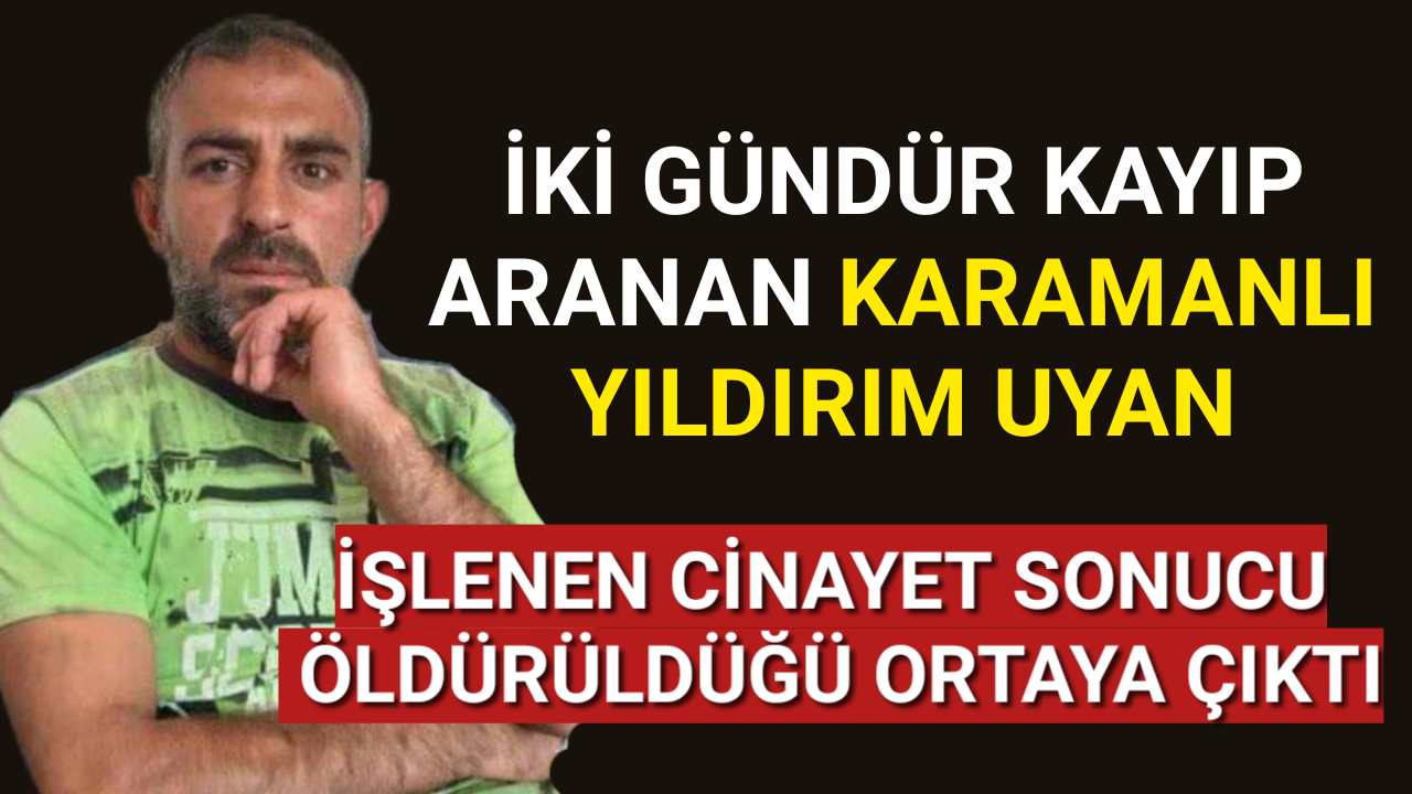 Karamanlı 1 Kişi Guneysınır'da Cinayete Kurban Gitti