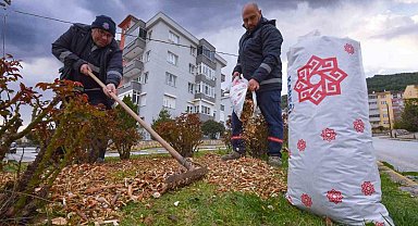 Karesi'de budanan dallar gübre oluyor