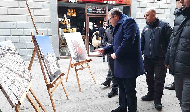 Kars'ta 6 Şubat için anlamlı sergi