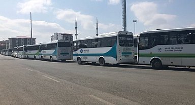Kars'ta vatandaşlar dolmuş fiyatlarına tepkili