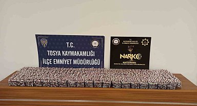 Kastamonu'da binlerce sentetik ecza hapı ele geçirildi:2 gözaltı