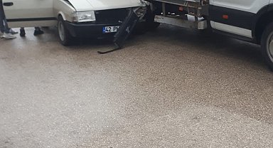 Kastamonu'da kamyonet ile otomobil çarpıştı: 1 yaralı